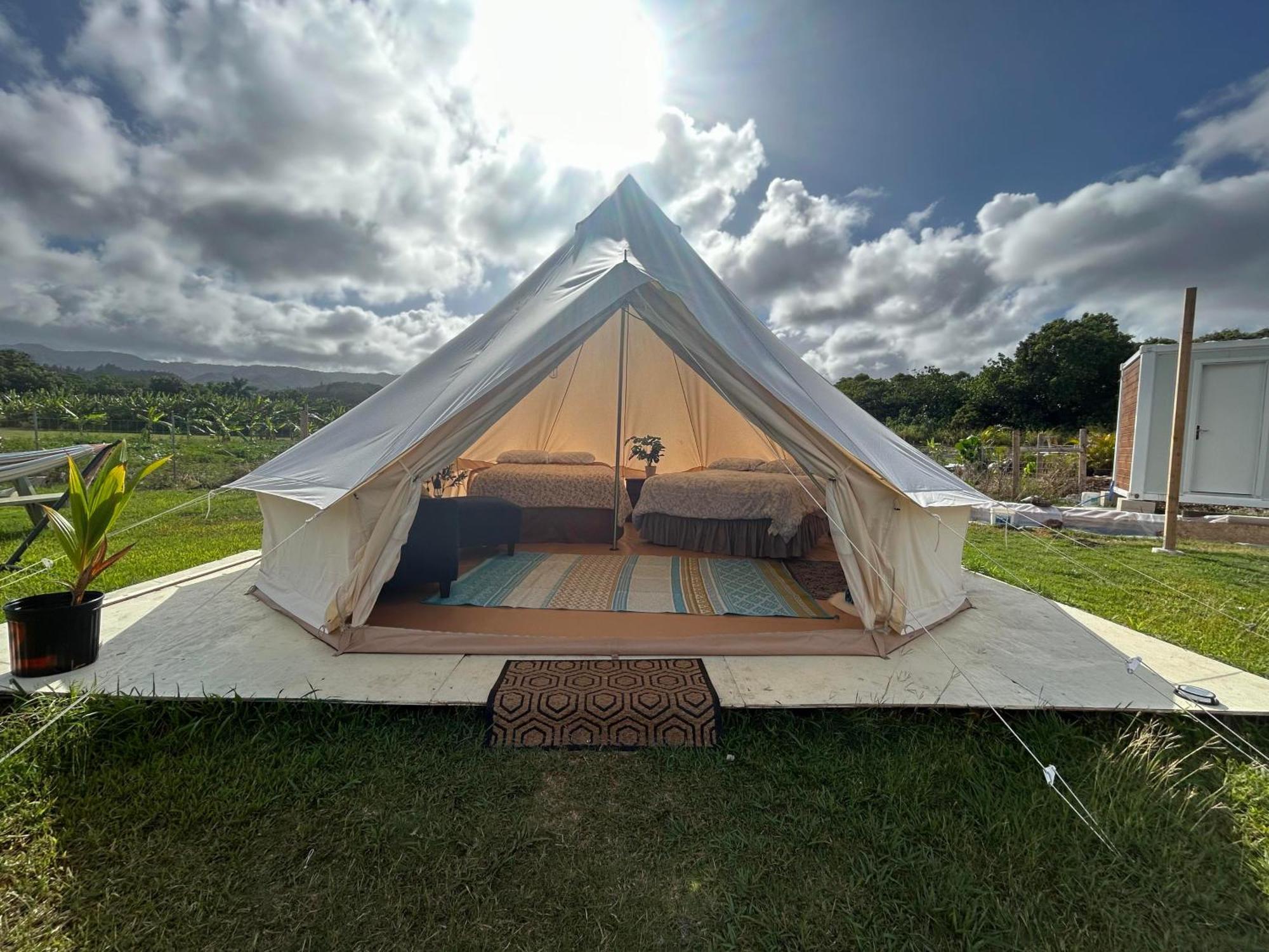 Maleka Farm: Tent Glamping North Shore Oahu Laie Eksteriør billede
